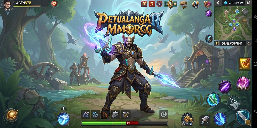 Tampilan gameplay AGEN878 yang memukau dalam dunia MMORPG.