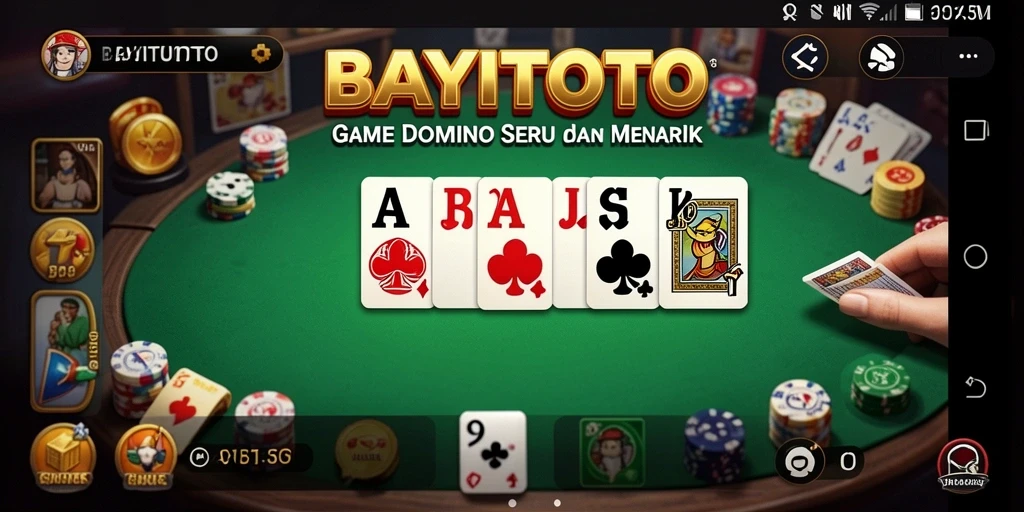 Tampilan menarik dari permainan domino BAYITOTO saat dimainkan.