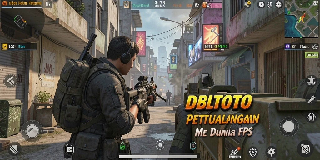 Gameplay DBLTOTO yang mendebarkan dan intens dalam mode FPS.