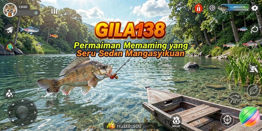 Gameplay GILA138 yang mendebarkan dengan pengalaman memancing yang realistis.