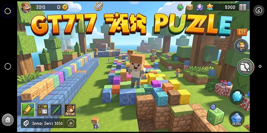Screenshot gameplay GT777 yang menampilkan tantangan puzzle yang menarik.