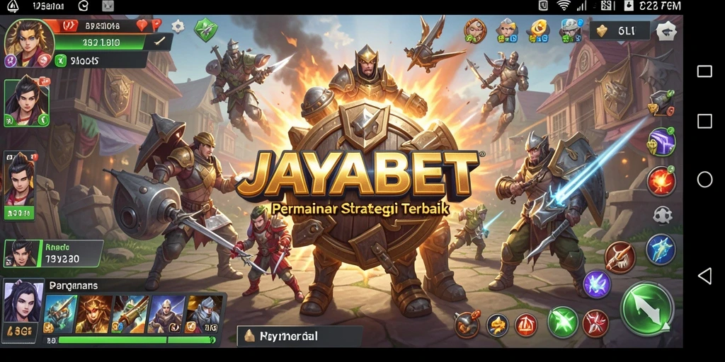 Tangkapan layar JAYABET menampilkan pertempuran strategis yang epik.